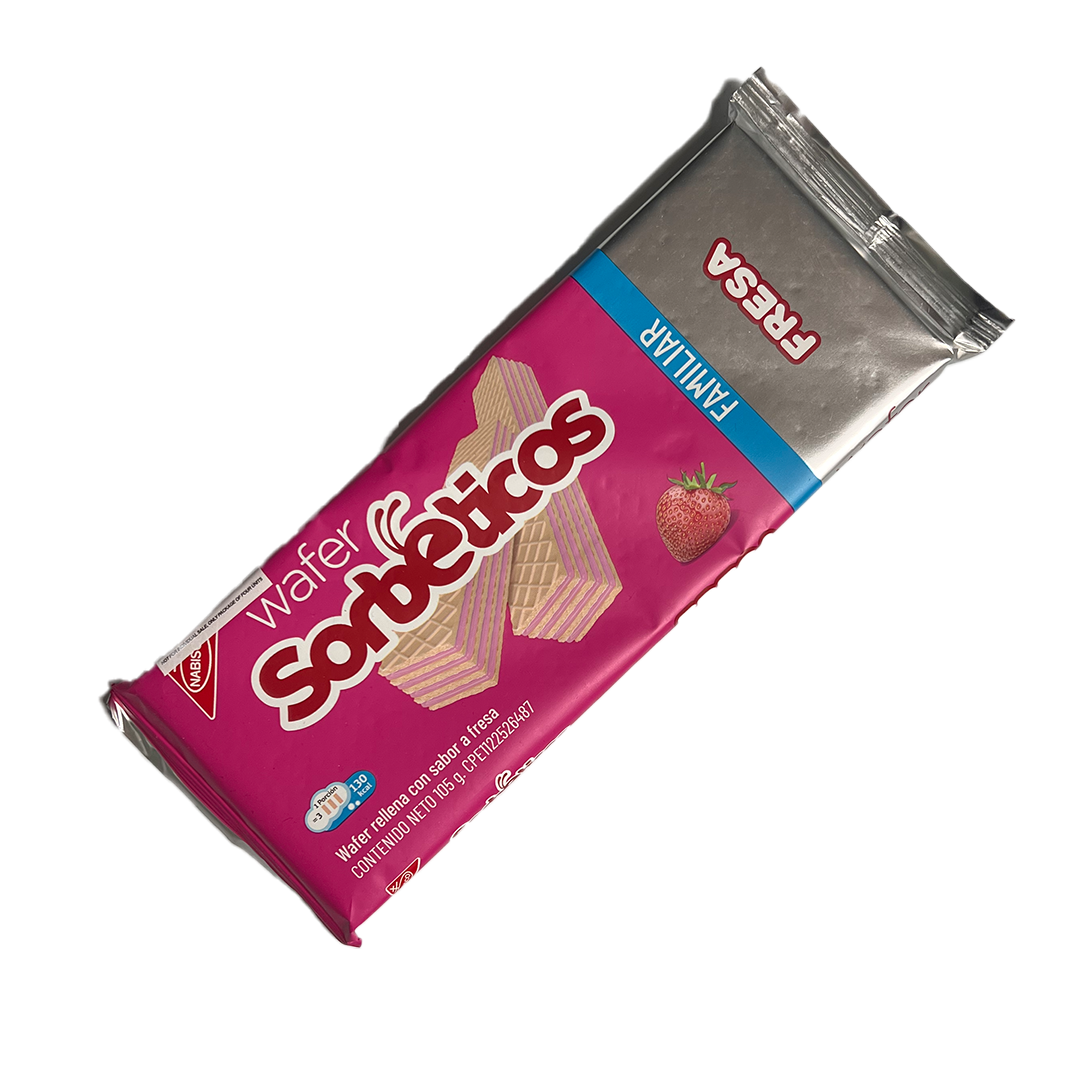 Sorbeticos Wafer Fresa (105g) - Budare Bistro