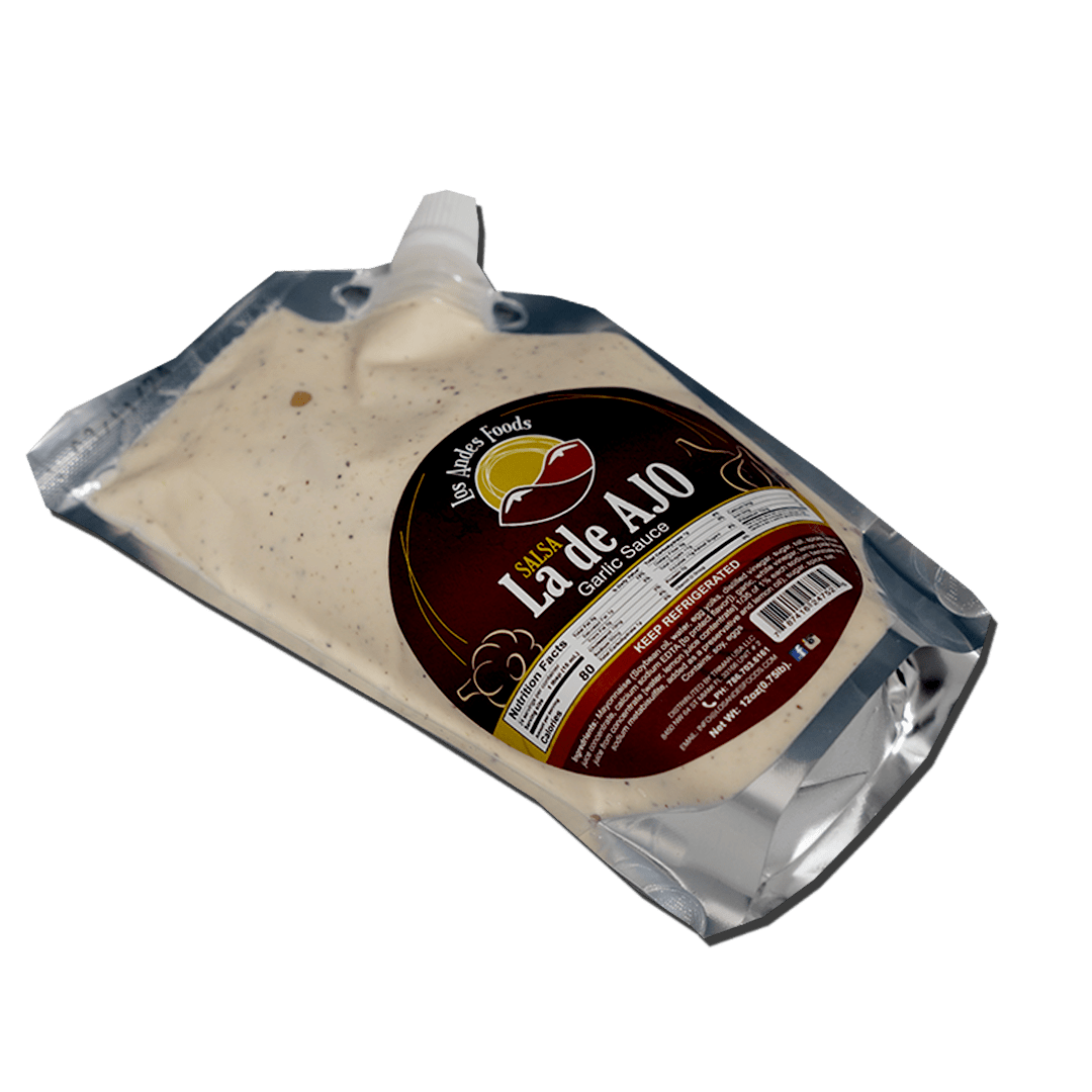 
                  
                    Los Andes La de Ajo (12oz) - Budare Bistro
                  
                