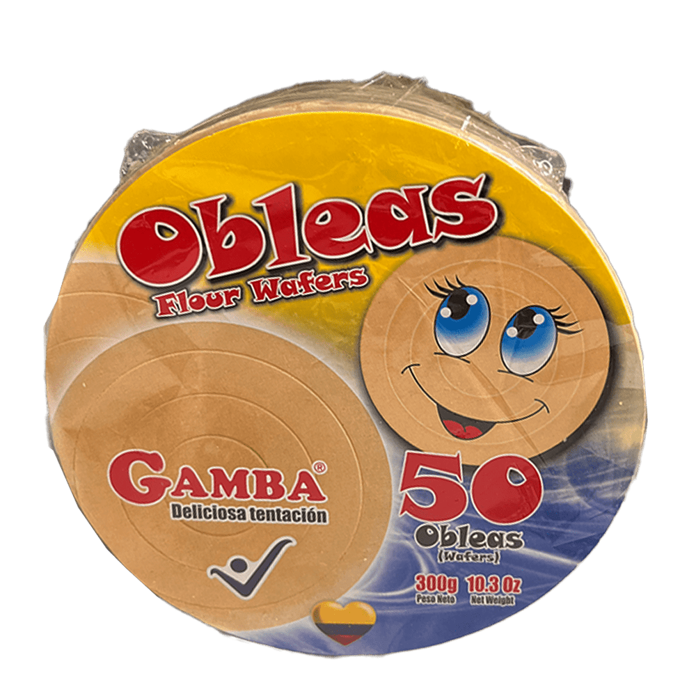 Obleas Gamba (50 Unid/300g) - Budare Bistro