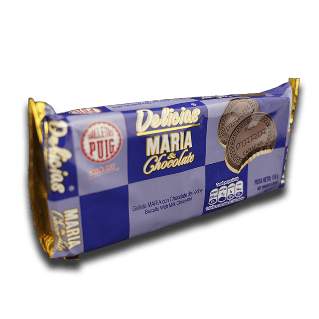 
                  
                    PUIG Delicias Maria de Chocolate (4 Unid/136g) - Budare Bistro
                  
                
