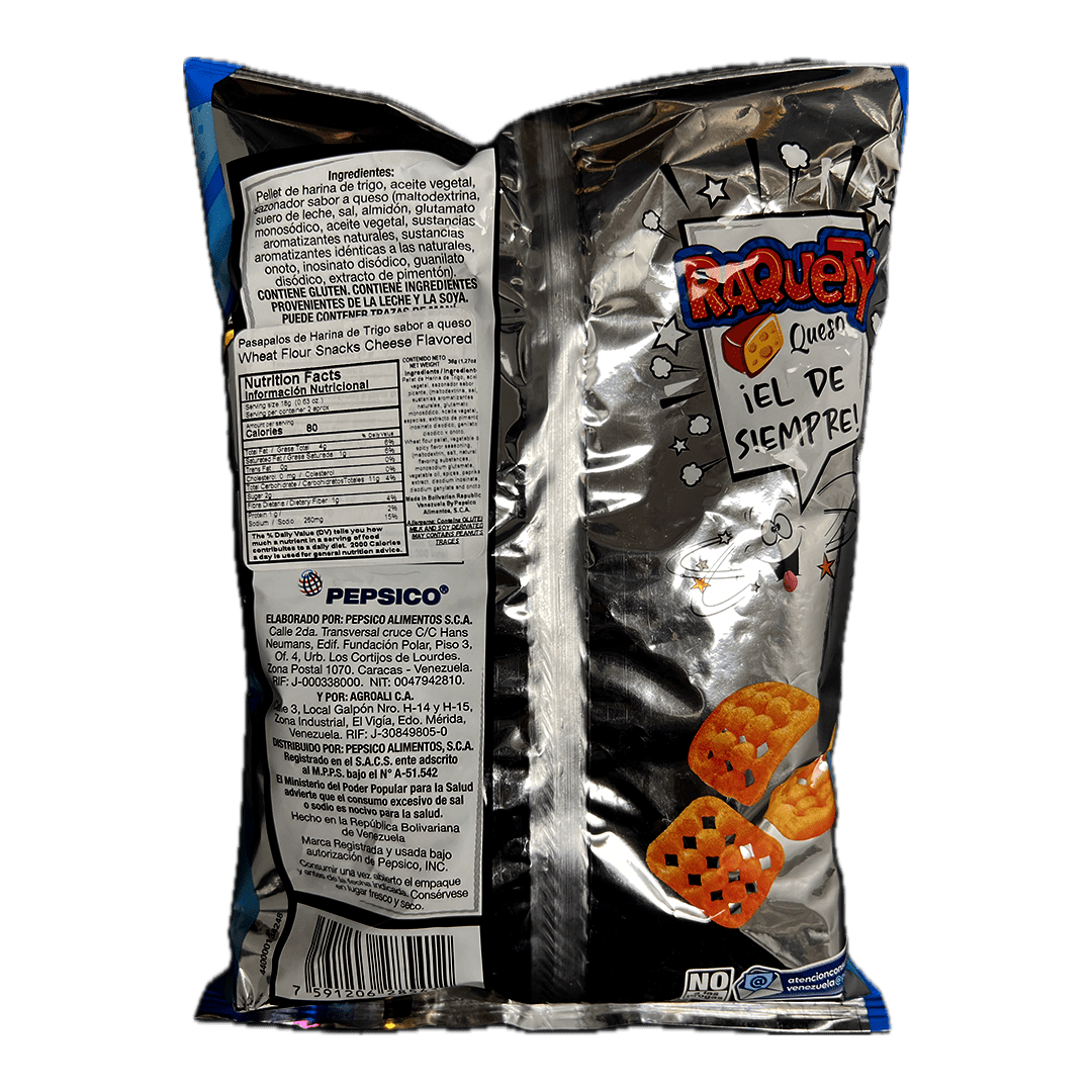 Raquety Queso (36g) - Budare Bistro