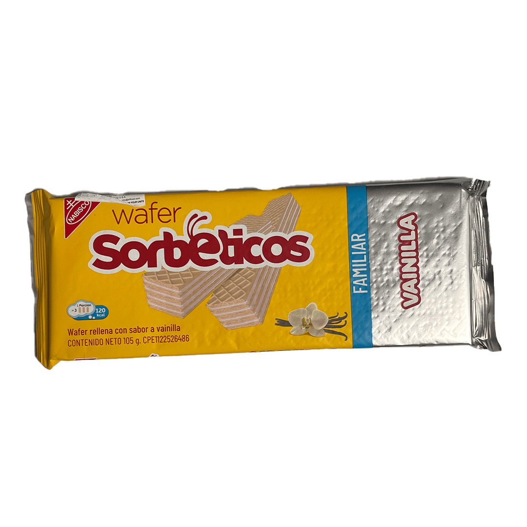 
                  
                    Sorbeticos Wafer Vainilla (105g) - Budare Bistro
                  
                