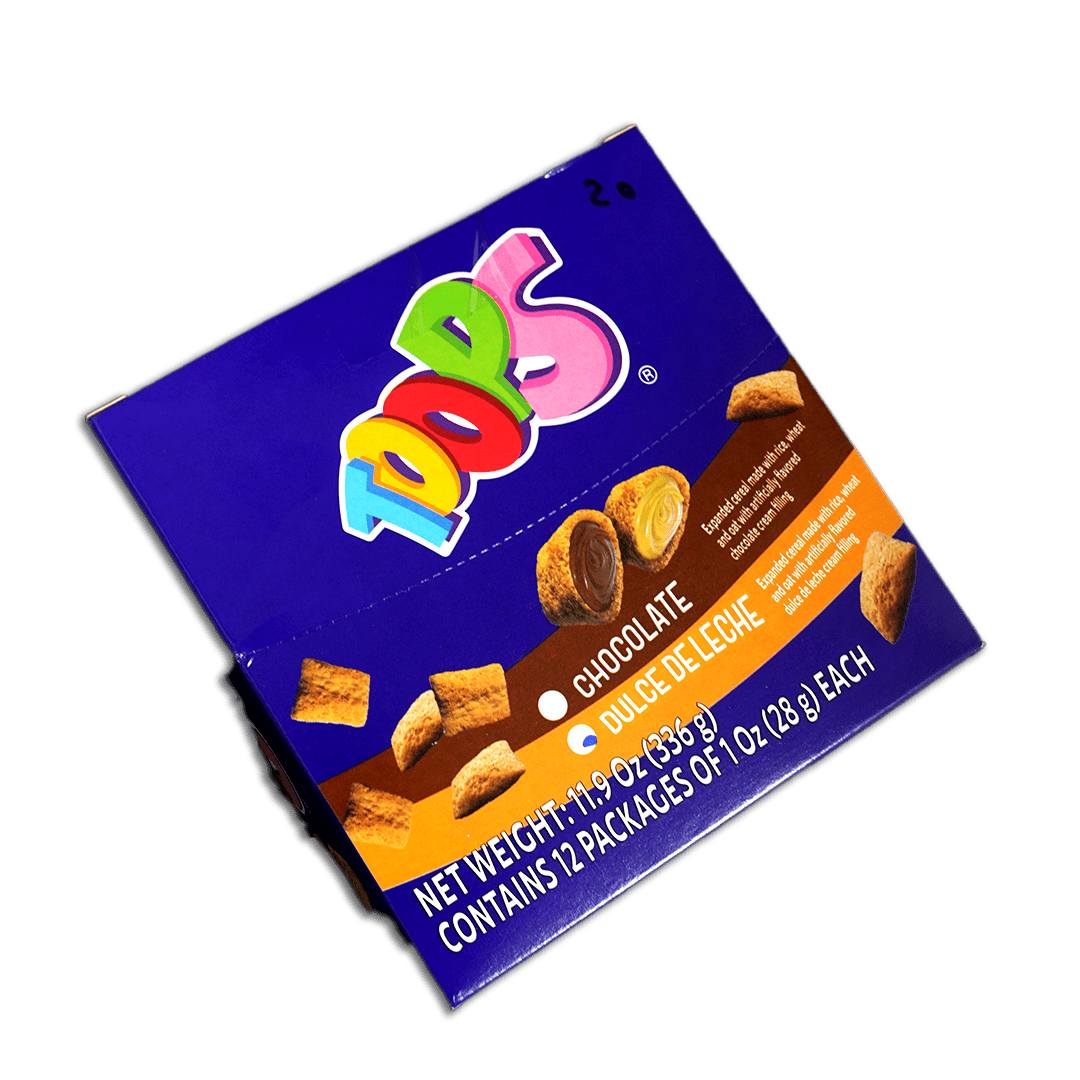 
                  
                    Toops Snack Bags Dulce de Leche(12 Unid/28g each) - Budare Bistro
                  
                