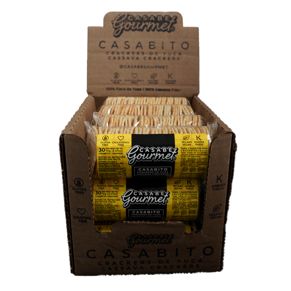 Casabe Gourmet - Casabito Box (70g each/12 Unid)