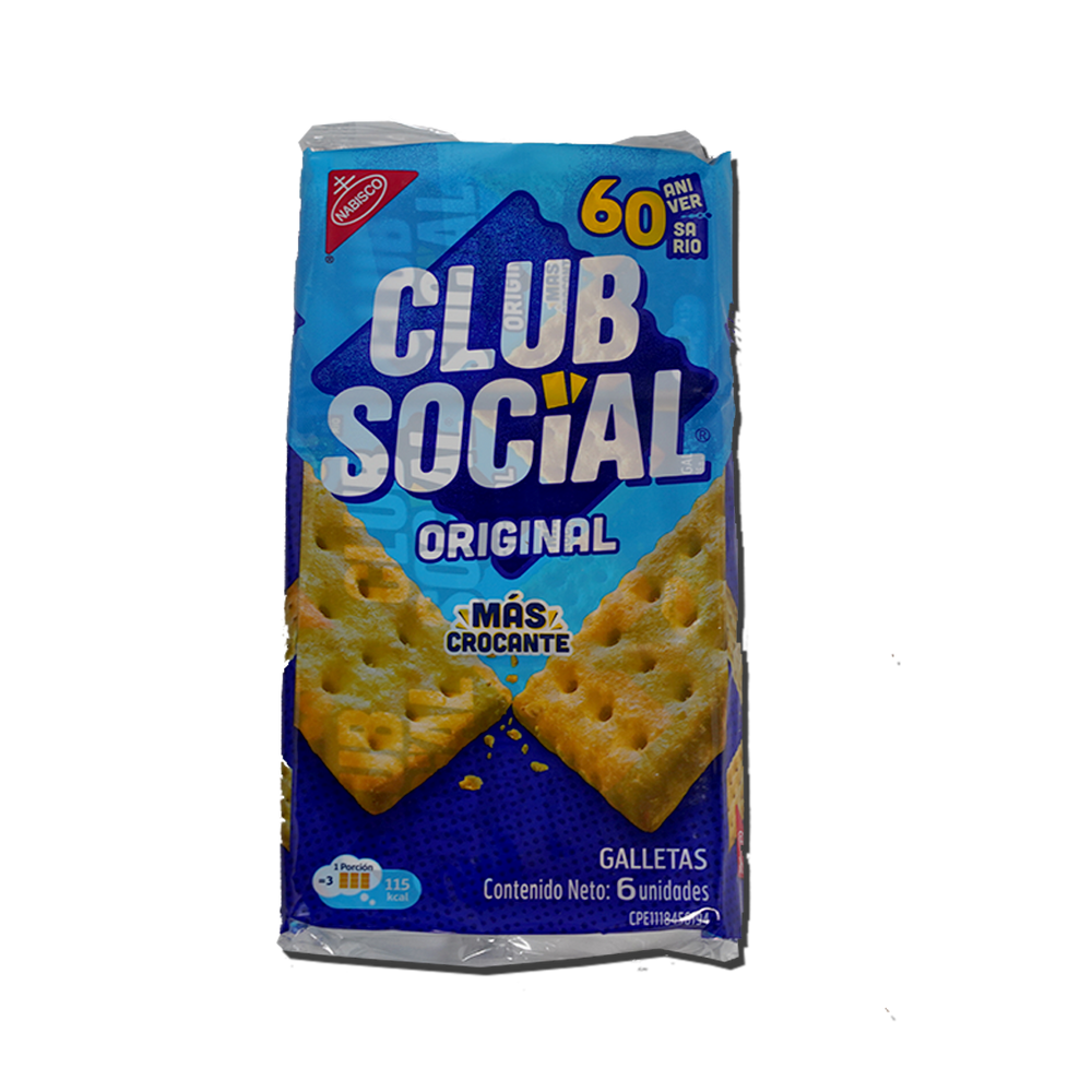 Nabisco Club Social (6 Unid/26g cada uno)