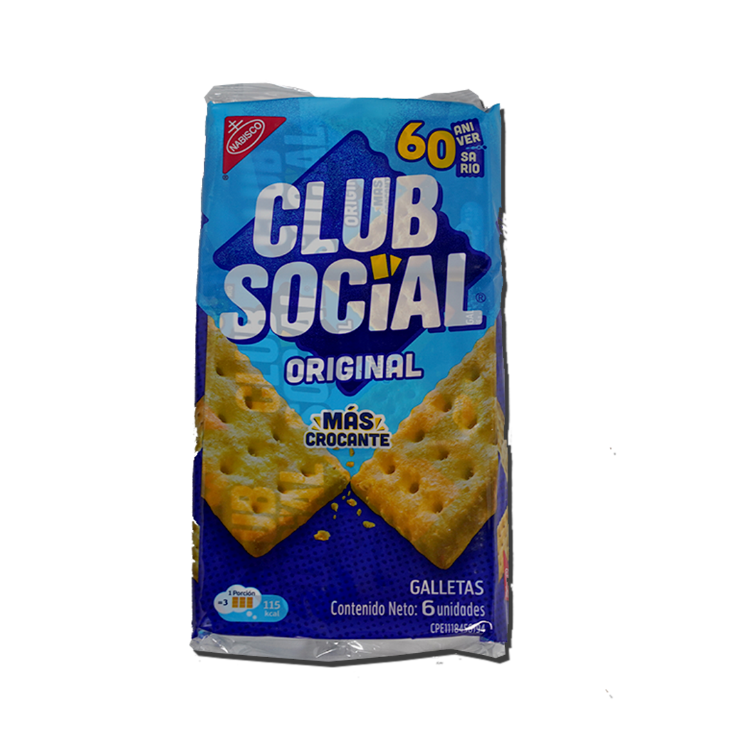 
                  
                    Nabisco Club Social (6 Unid/26g cada uno)
                  
                