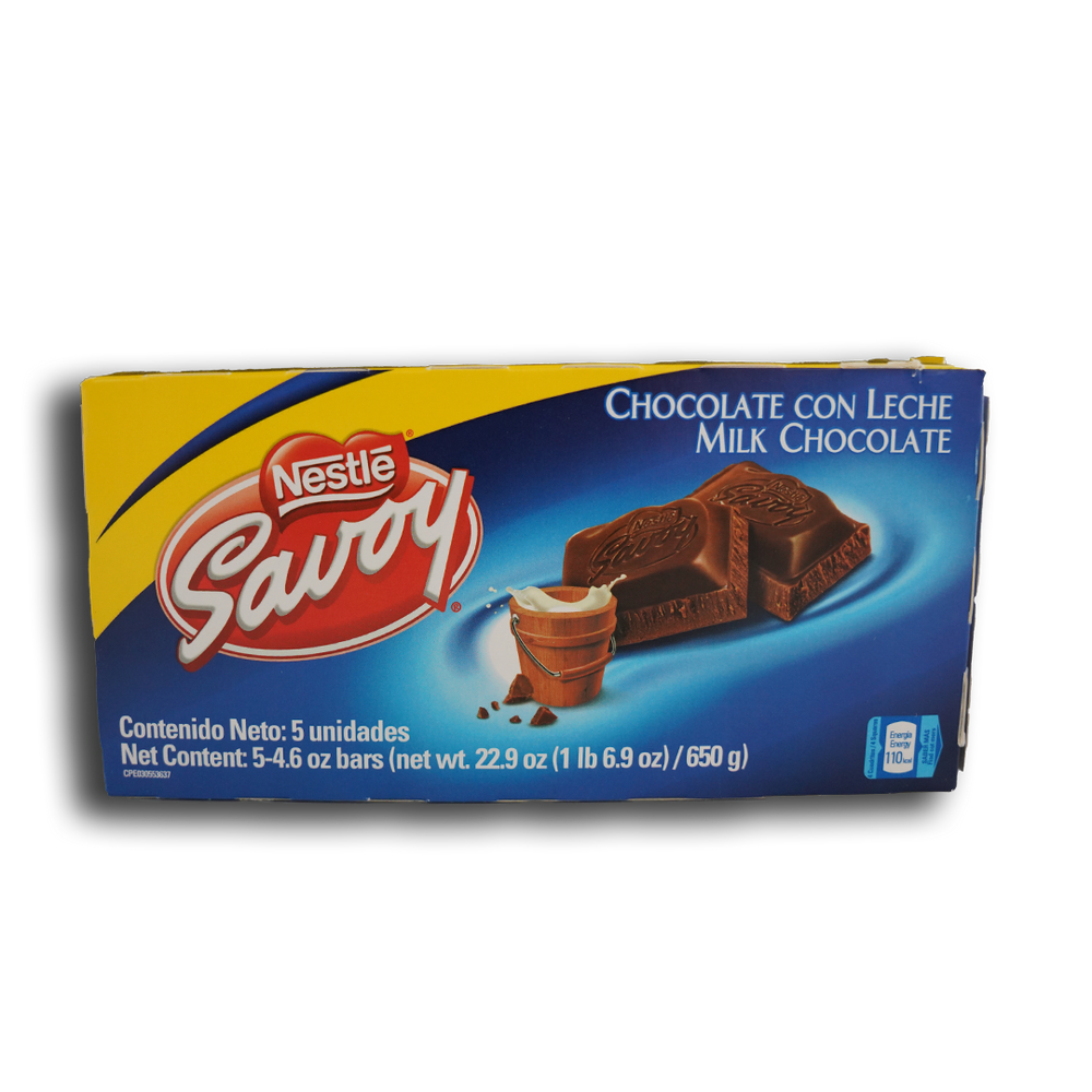 
                  
                    Chocolate de Leche Savoy (5 Unidades/650g)
                  
                