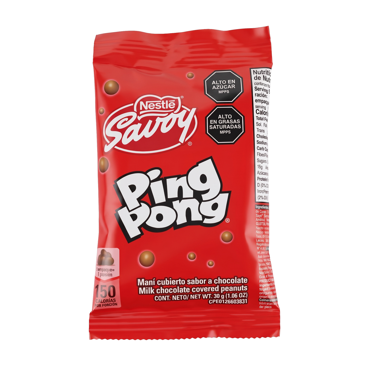 
                  
                    Savoy Ping Pong (30g) (6 Unid Pack)
                  
                