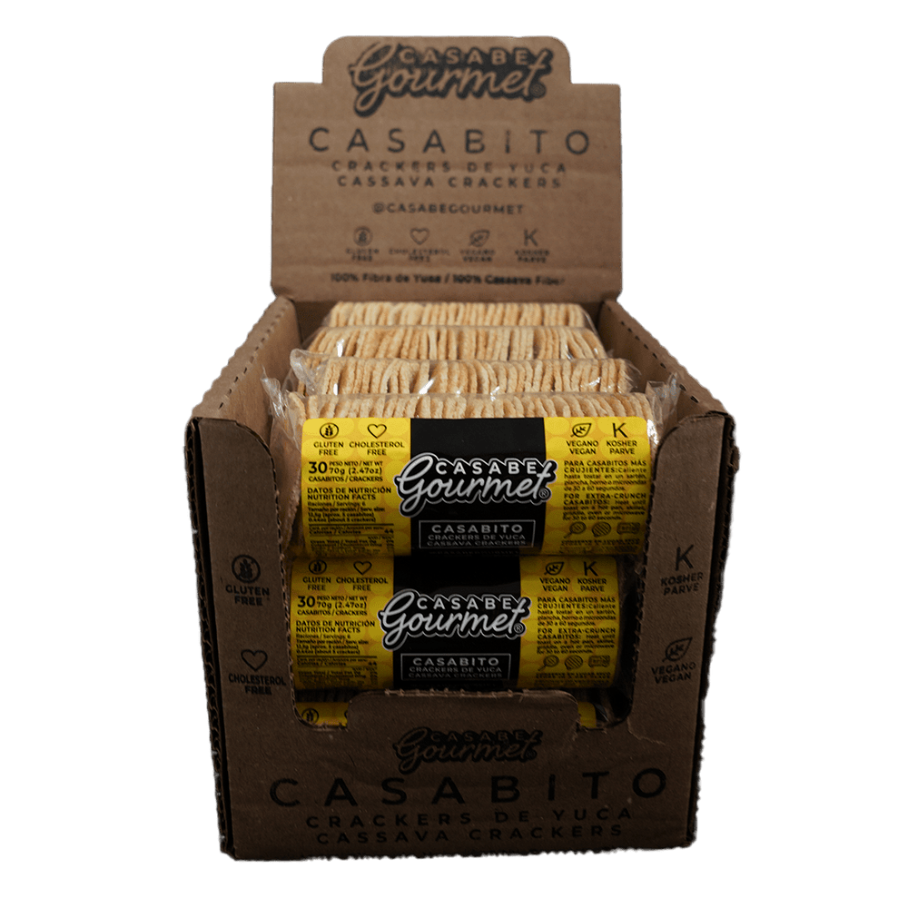 Casabe Gourmet - Casabito Box (70g each/12 Unid) - Budare Bistro
