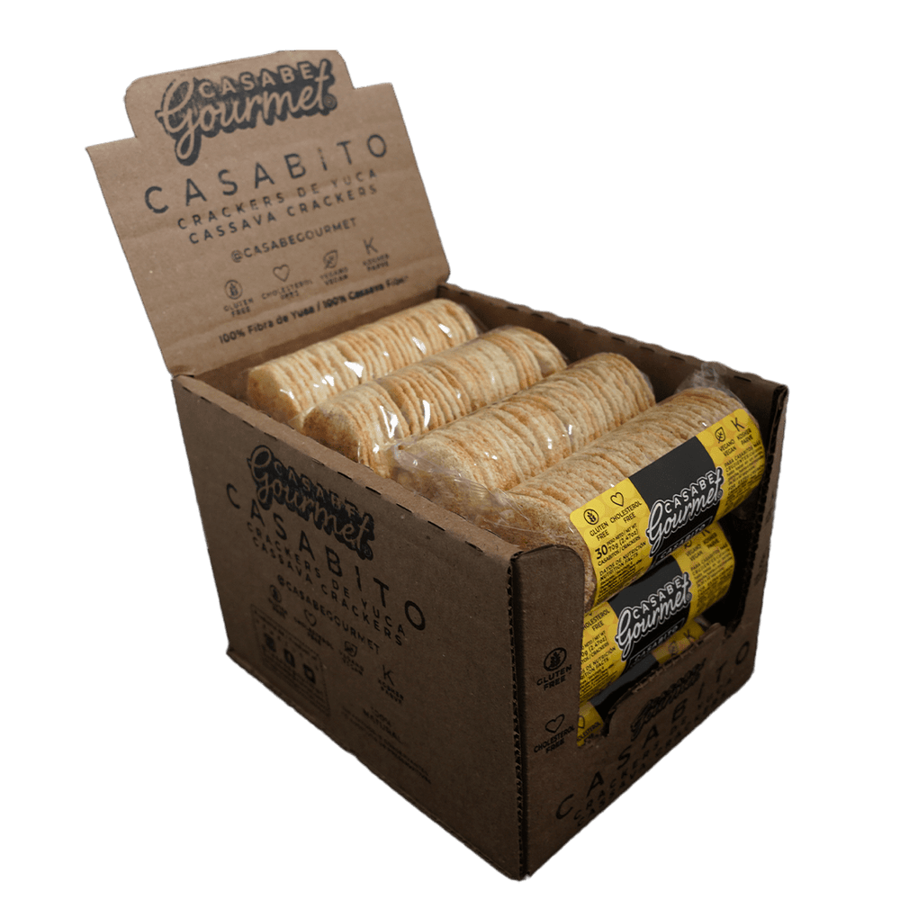 Casabe Gourmet - Casabito Box (70g each/12 Unid) - Budare Bistro