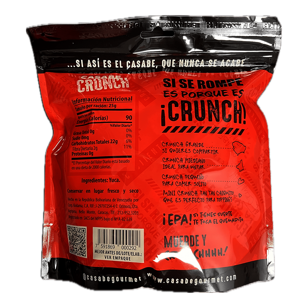 
                  
                    Casabe Gourmet Crunch (240g) - Budare Bistro
                  
                