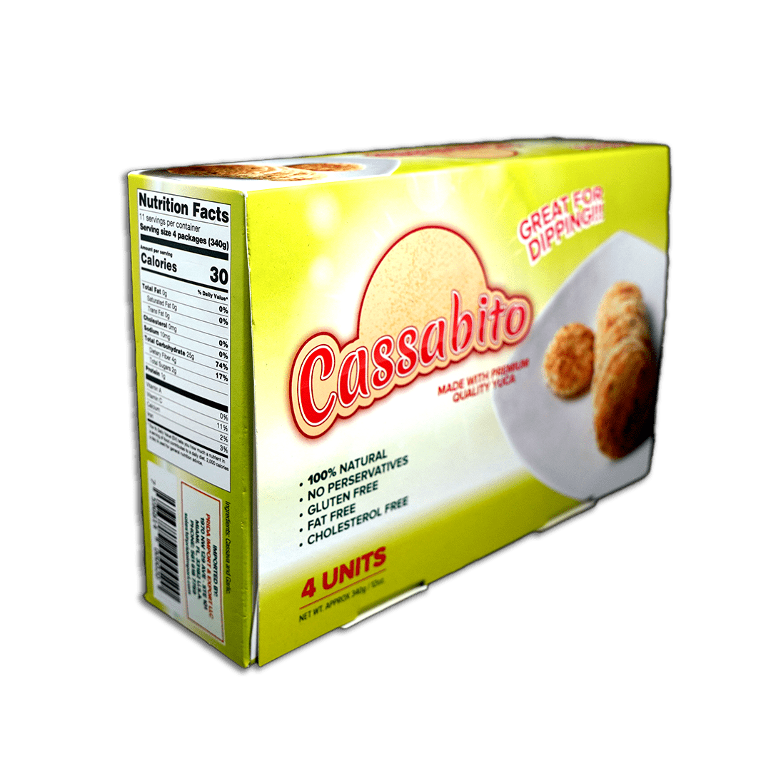 Cassabito with Garlic (4 Unid/340g) - Budare Bistro