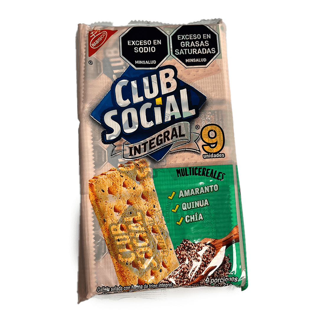 Club Social Integral Multicereales (9 Unid/216g) - Budare Bistro