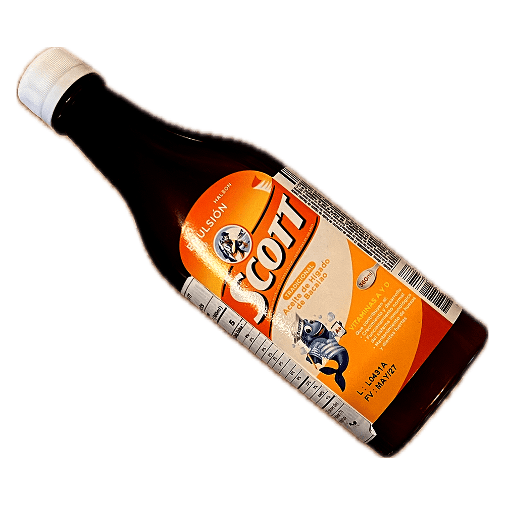
                  
                    Emulsión Scott Tradicional – Aceite de Hígado de Bacalao (360ml) - Budare Bistro
                  
                