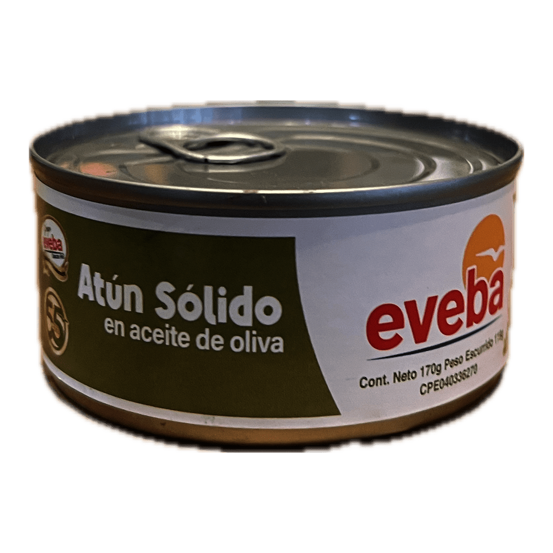 Eveba Atún Sólido en Aceite de Oliva (170g) - Budare Bistro