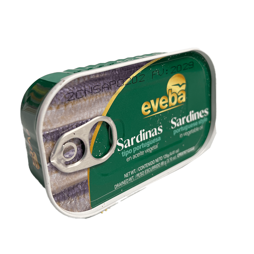 
                  
                    Eveba Sardinas Tipo Portuguesa (125g) - Budare Bistro
                  
                