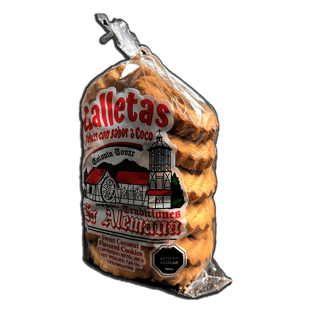 Galletas sabor a Coco - La Alemana (Colonia Tovar)(200g) - Budare Bistro
