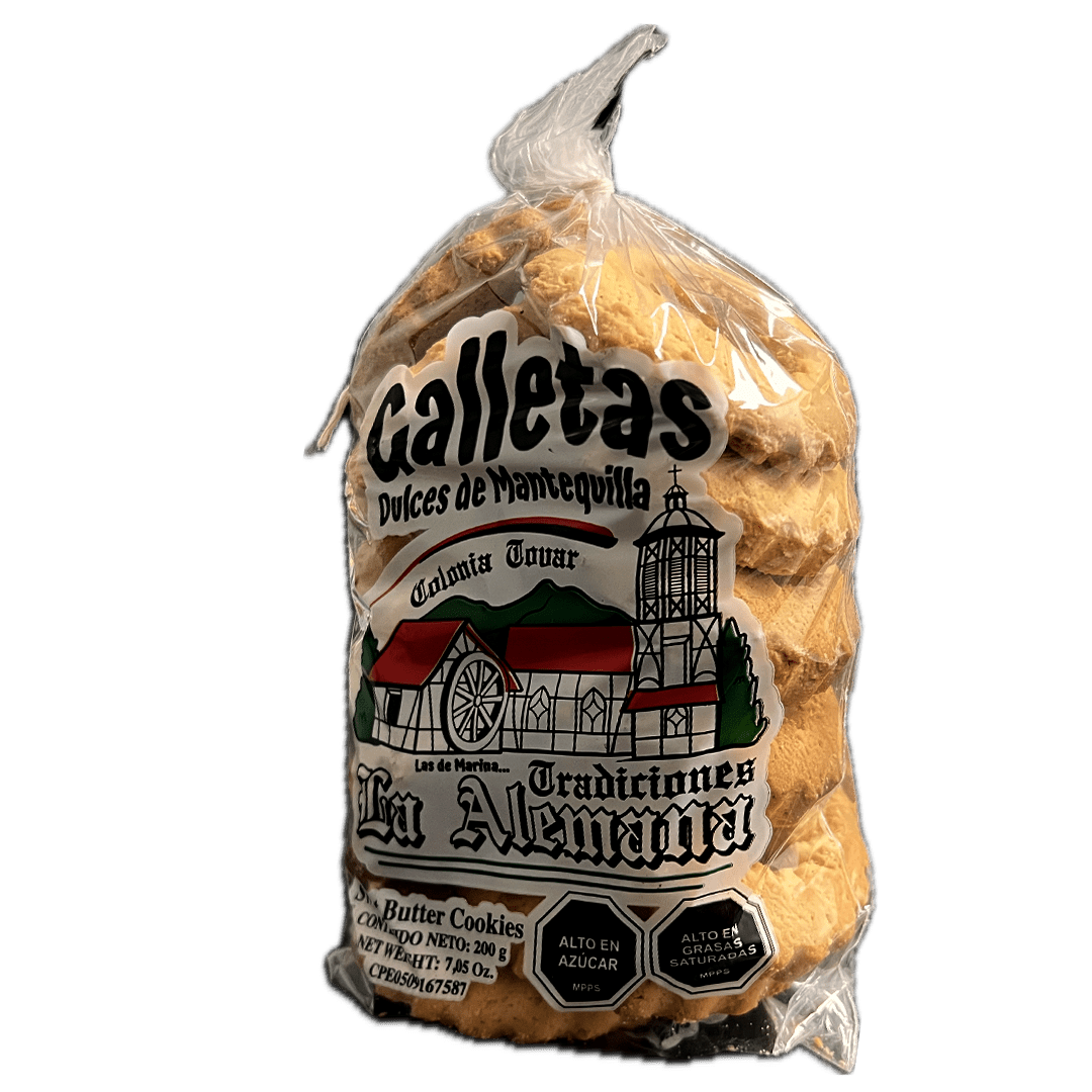 Galletas sabor a Mantequilla - La Alemana (Colonia Tovar)(200g) - Budare Bistro