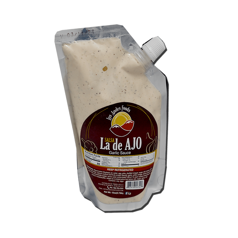 Los Andes La de Ajo (12oz) - Budare Bistro