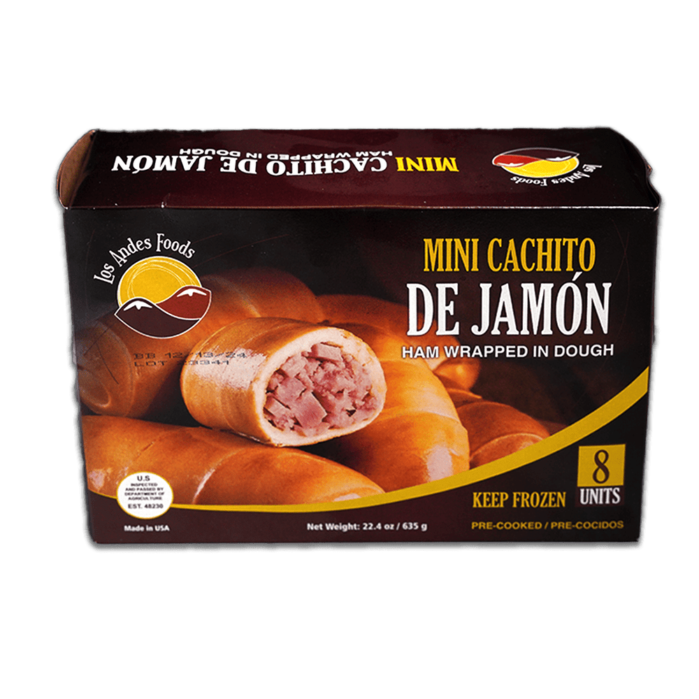 Los Andes Mini Cachito de Jamon (8 Unid/635g) - Budare Bistro
