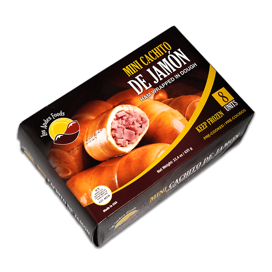 Los Andes Mini Cachito de Jamon (8 Unid/635g) - Budare Bistro