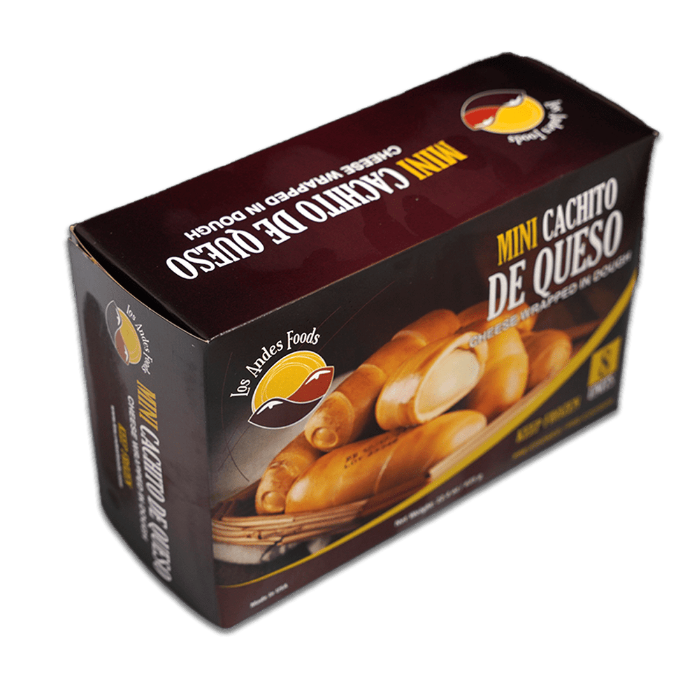 Los Andes Mini Cachito de Queso (8 Unid/635g) - Budare Bistro