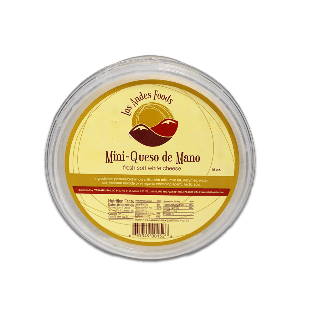 Los Andes Mini Queso de Mano (16 oz) - Budare Bistro