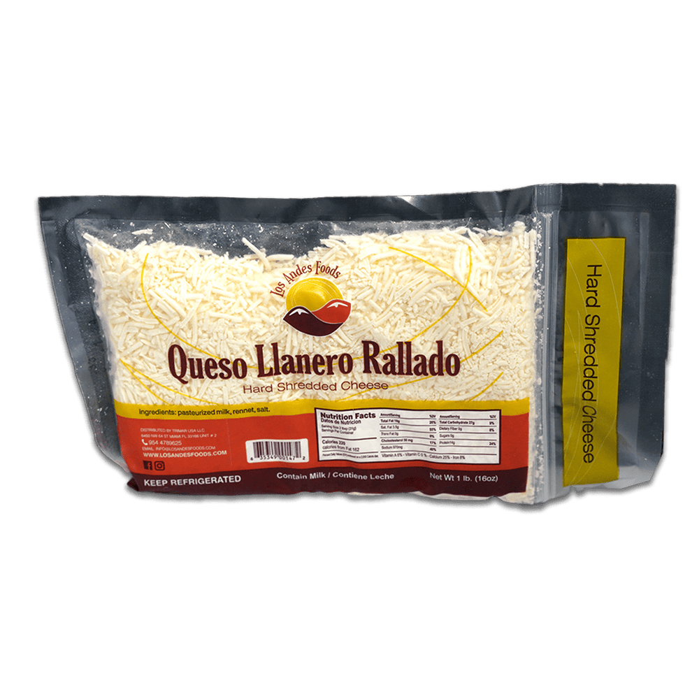 Los Andes Queso Llanero Rallado (1 Lb) - Budare Bistro