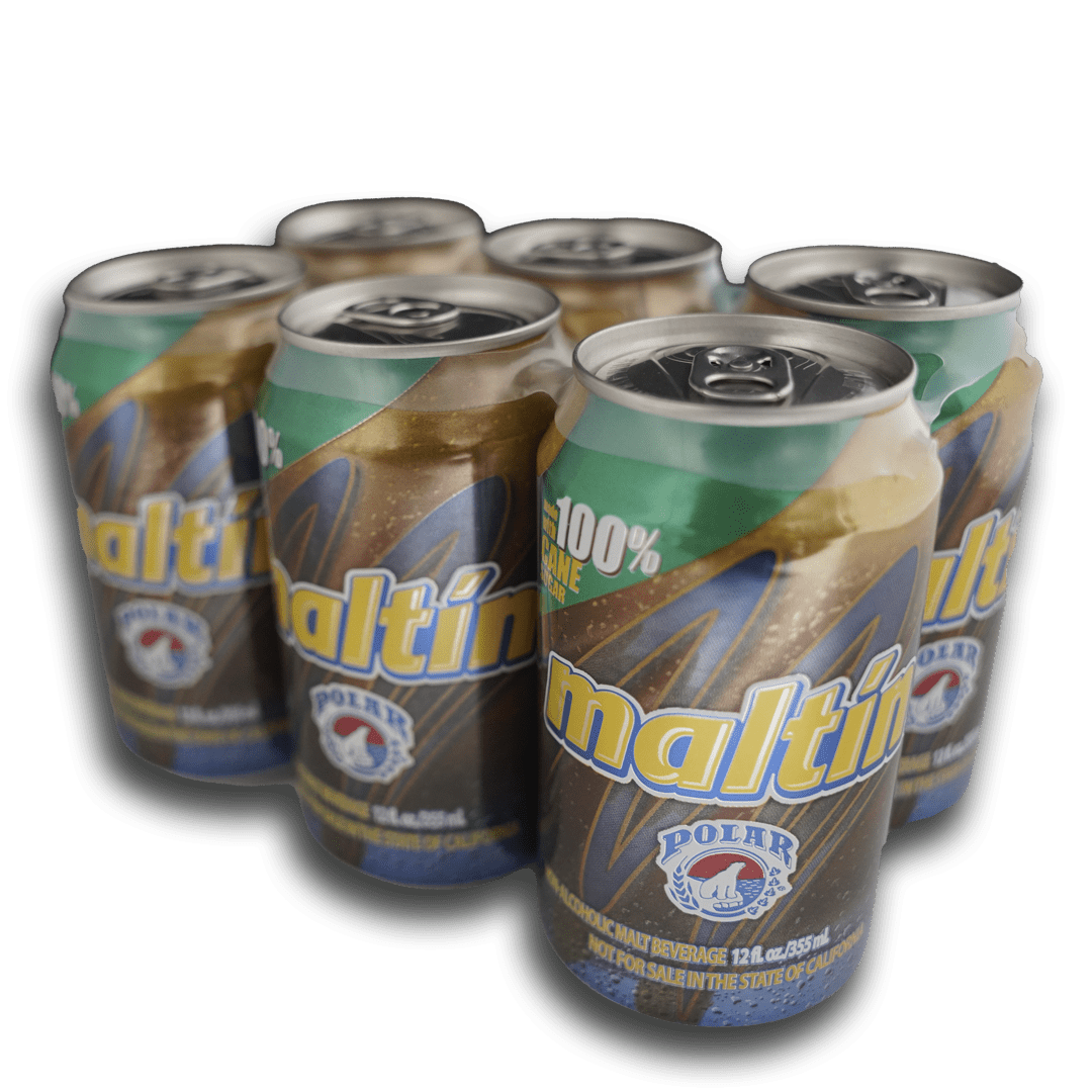 Maltin Polar Can (6 pack/12oz each) - Budare Bistro