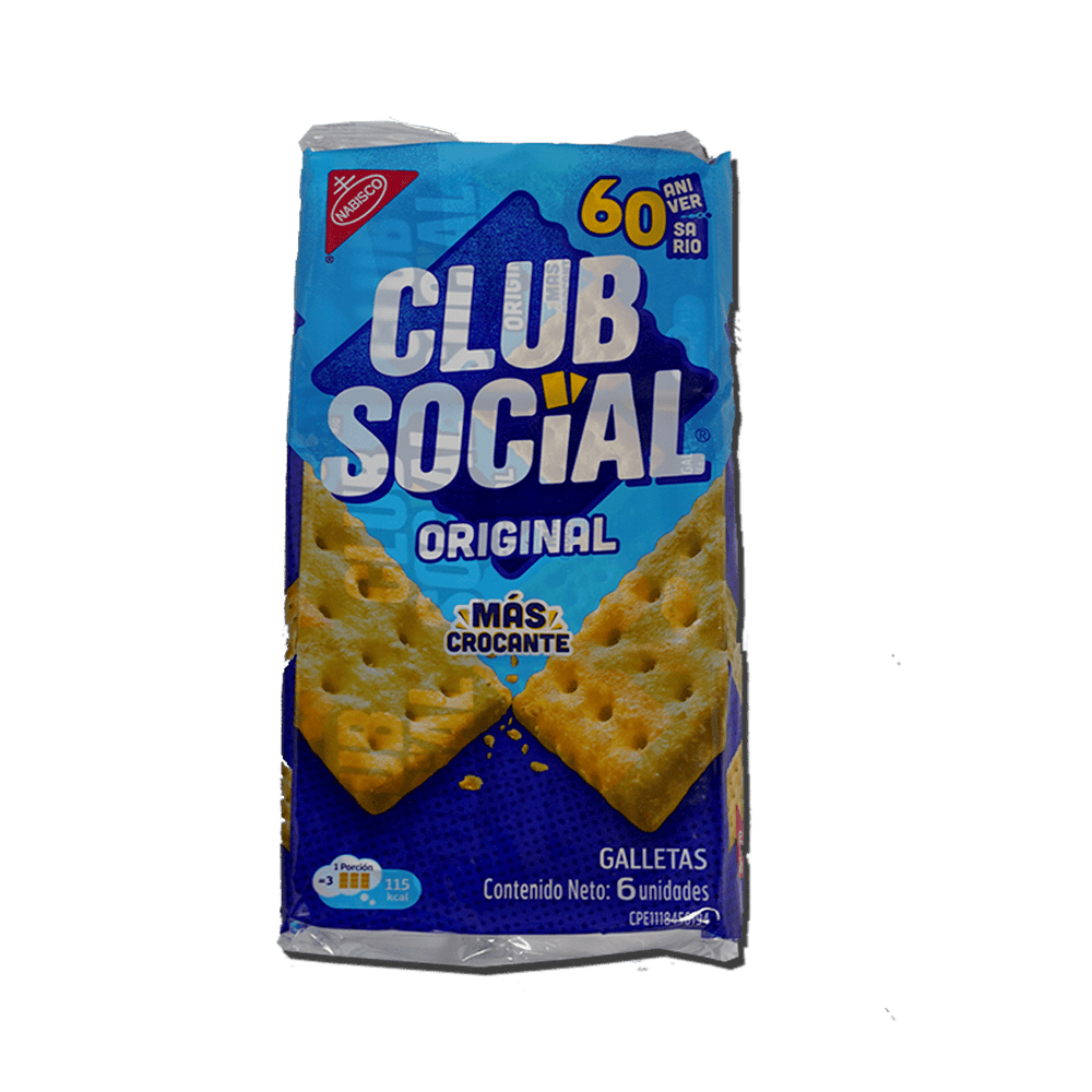 
                  
                    Nabisco Club Social (6 Unid/26g each) - Budare Bistro
                  
                