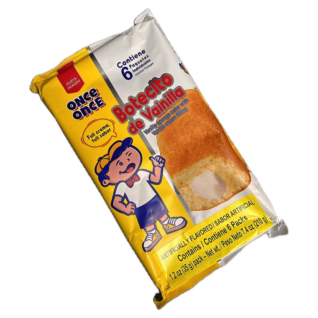Once Once Botecito Vainilla (6 Unid/210g) - Budare Bistro