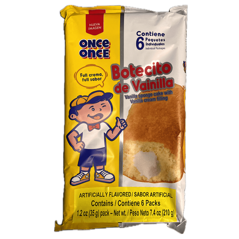 Once Once Botecito Vainilla (6 Unid/210g) - Budare Bistro