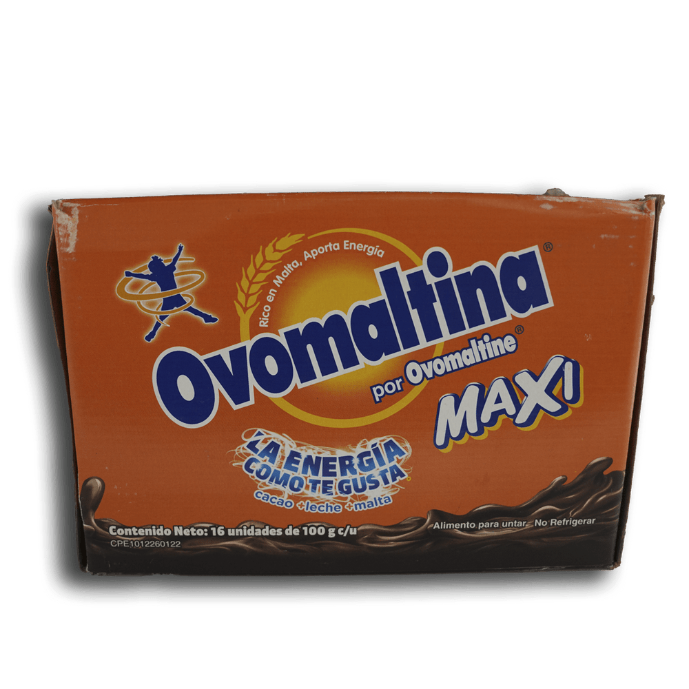 Ovomaltina Maxi Box (16 Unid/100g each) - Budare Bistro