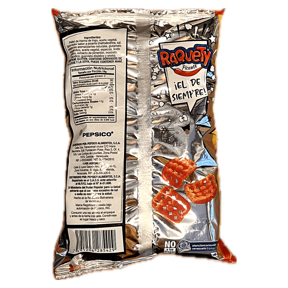 Raquety Picante (36g) - Budare Bistro