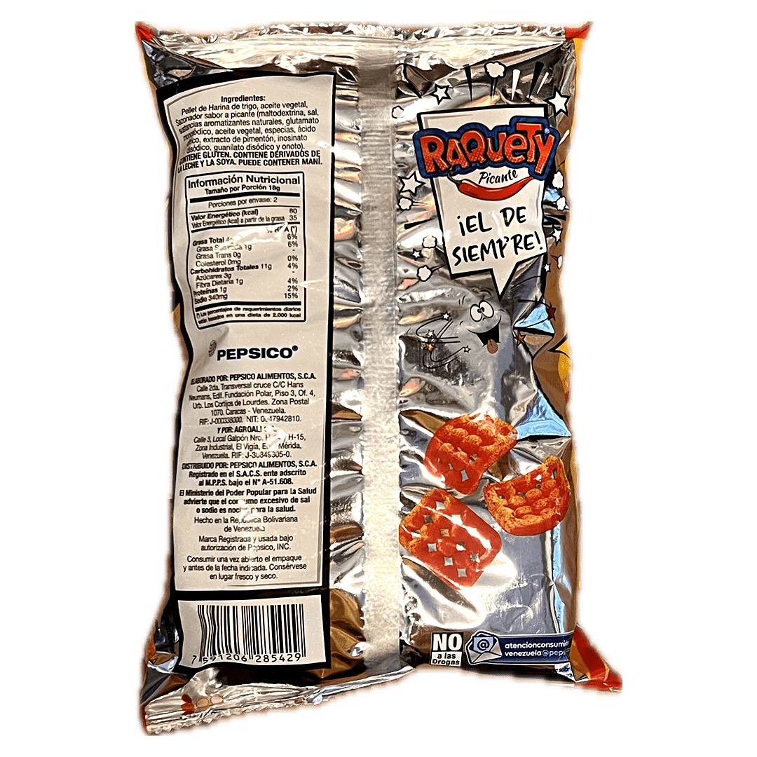 Raquety Picante (36g) - Budare Bistro