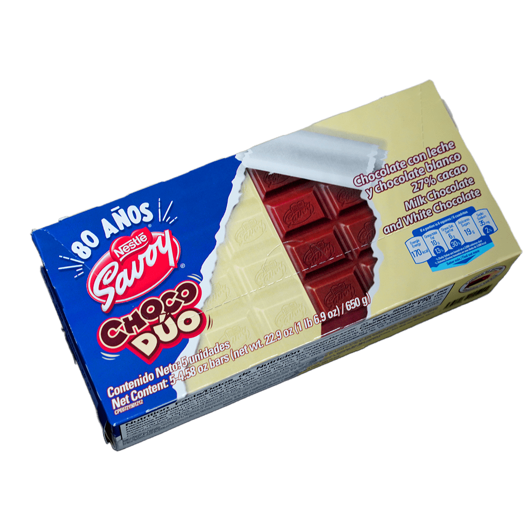 
                  
                    Savoy ChocoDuo (5 Unid/650g) - Budare Bistro
                  
                