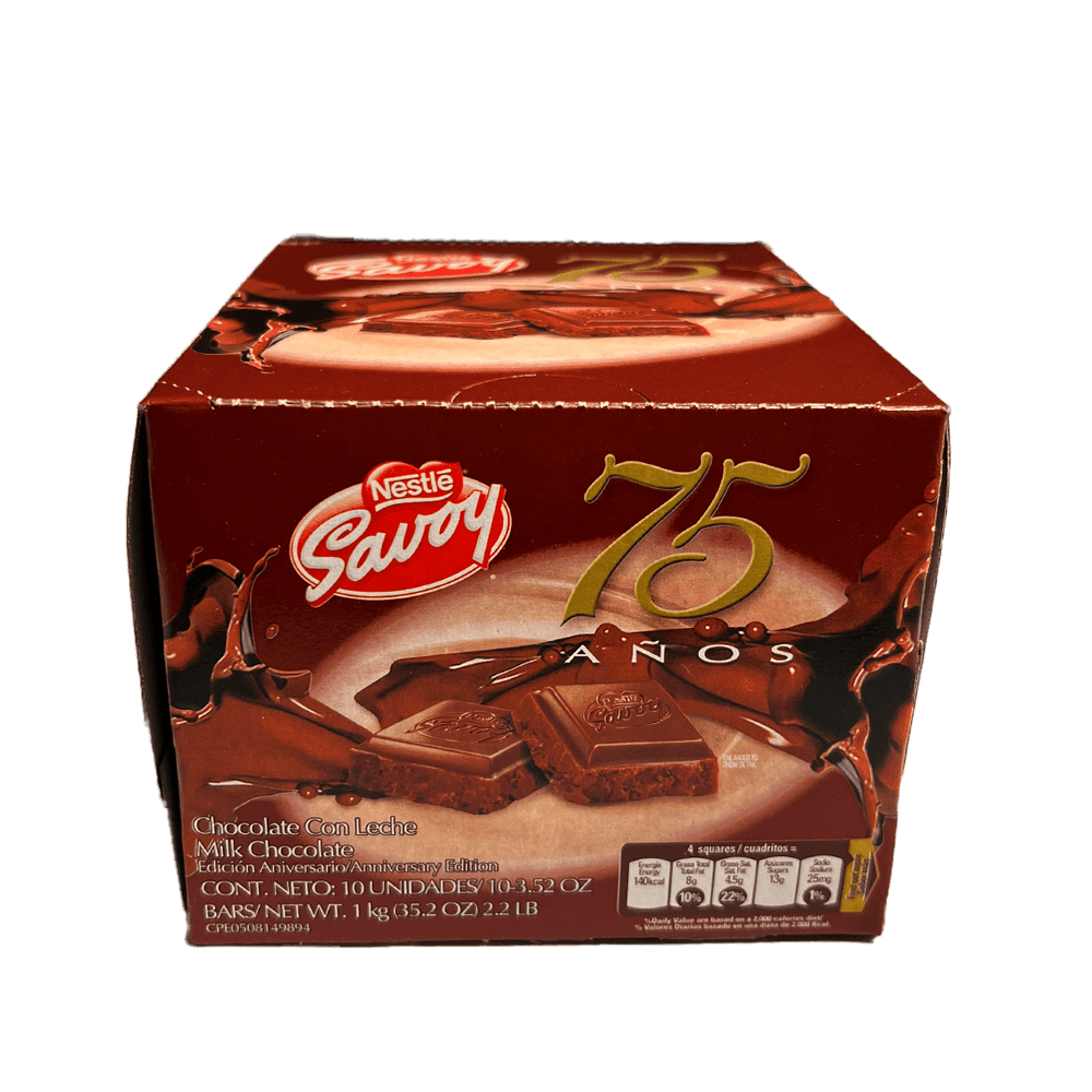 
                  
                    Savoy Chocolate de Leche 75 años (10 Unid/ 1 kg) - Budare Bistro
                  
                