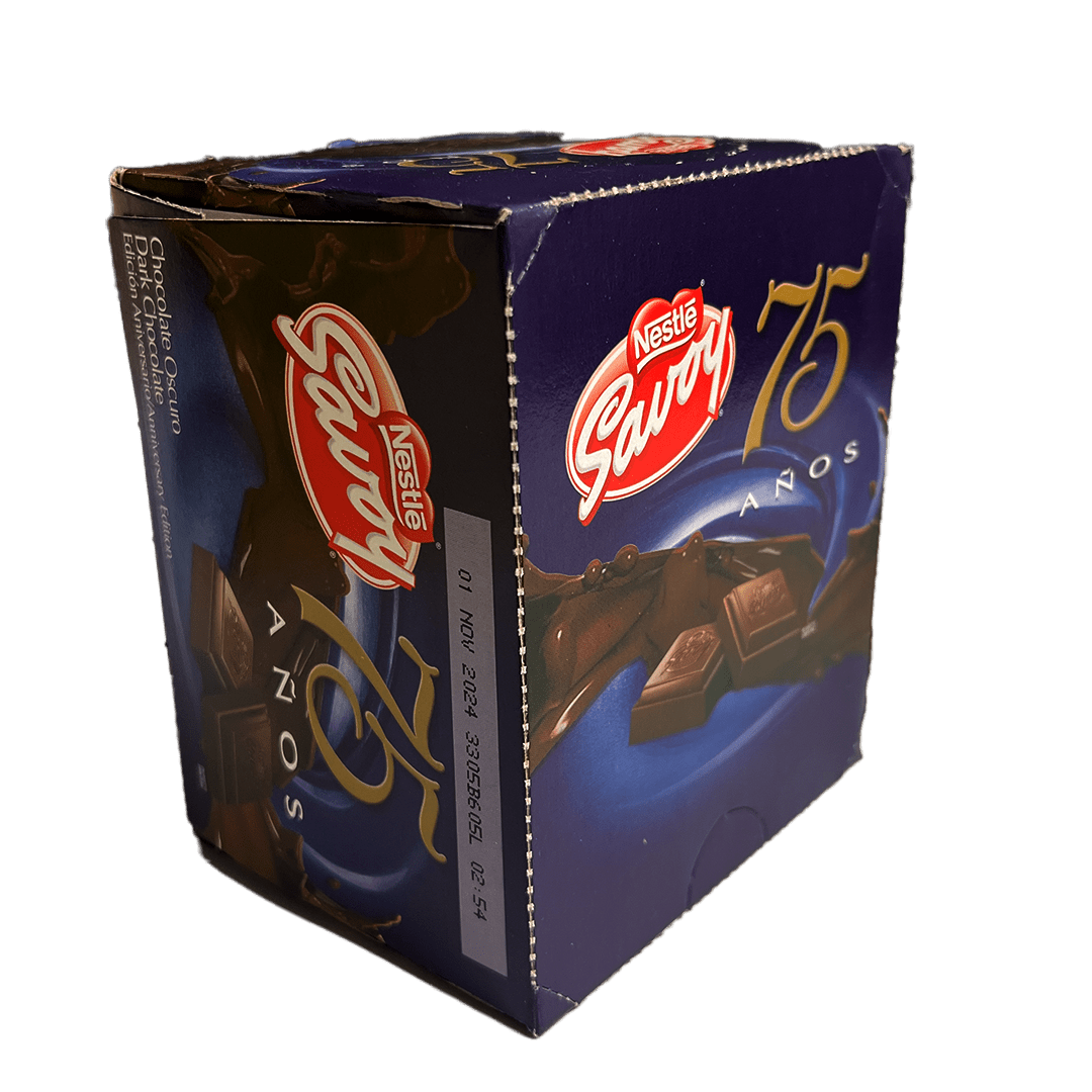 
                  
                    Savoy Chocolate Oscuro 75 años (10 Unid/1 kg) - Budare Bistro
                  
                