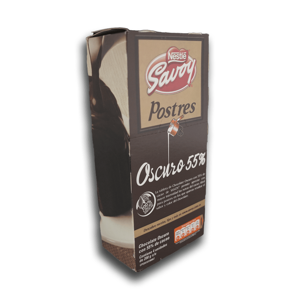 
                  
                    Savoy Postres Oscuro 55% (4 Unid/800g) - Budare Bistro
                  
                