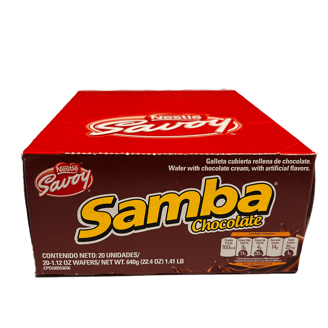 Savoy Samba Chocolate Box (20 Unid/640g) - Budare Bistro