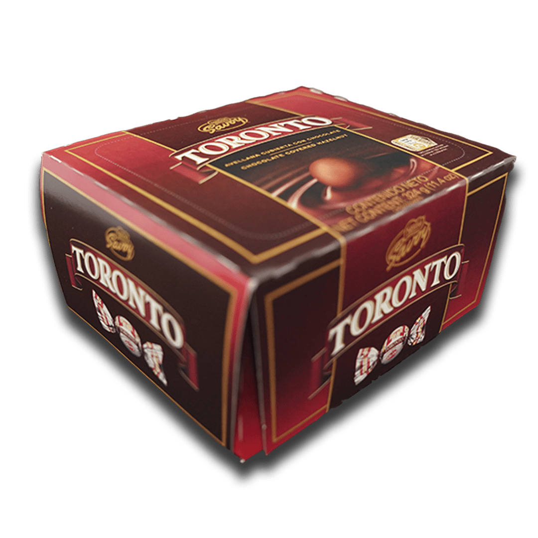 
                  
                    Savoy Toronto Box (324g/36 Unid) - Budare Bistro
                  
                