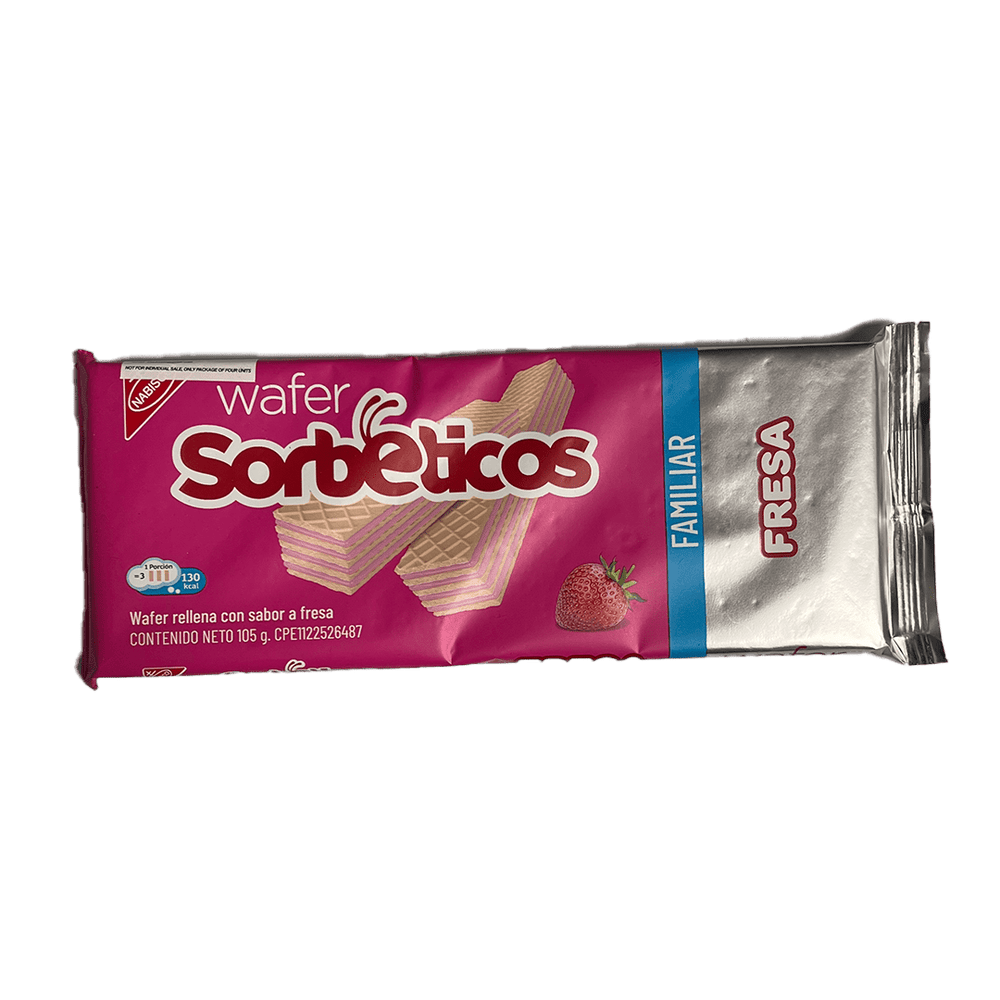 Sorbeticos Wafer Fresa (105g) - Budare Bistro