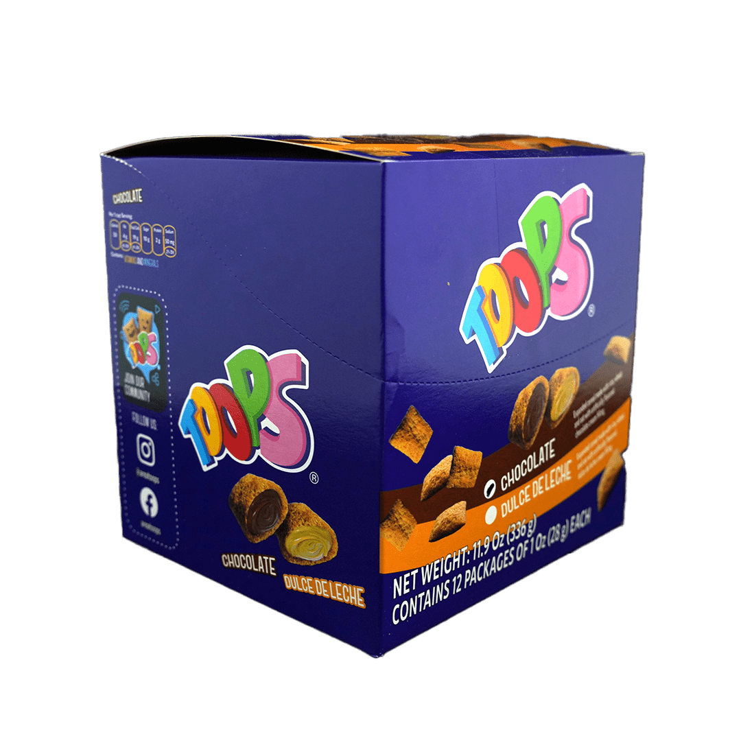 
                  
                    Toops Snack Bags Chocolate (12 Unid/28g each) - Budare Bistro
                  
                