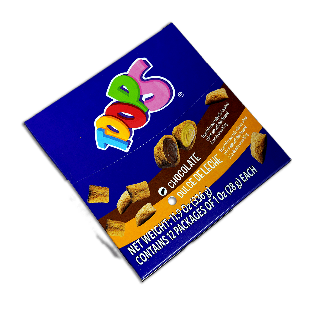 
                  
                    Toops Snack Bags Chocolate (12 Unid/28g each) - Budare Bistro
                  
                