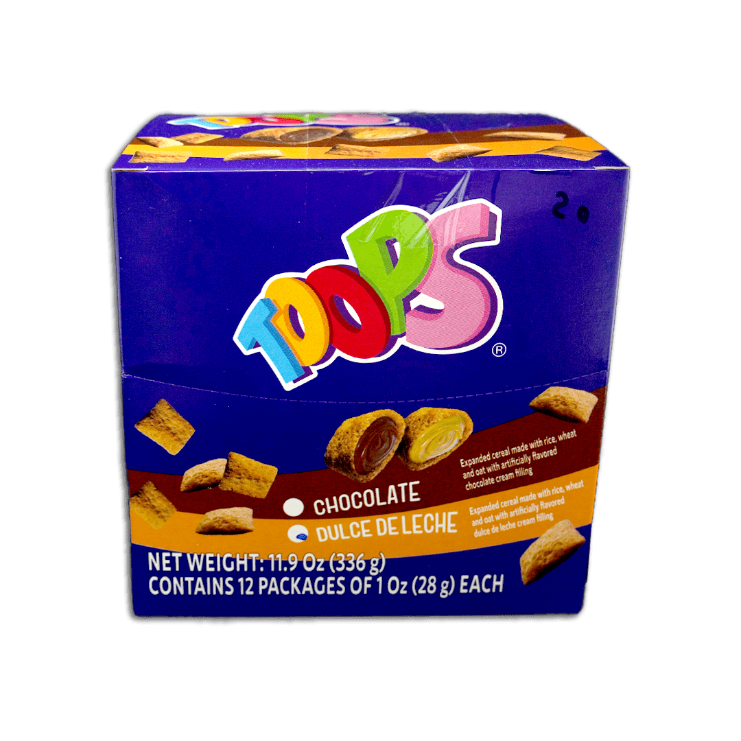 
                  
                    Toops Snack Bags Dulce de Leche(12 Unid/28g each) - Budare Bistro
                  
                