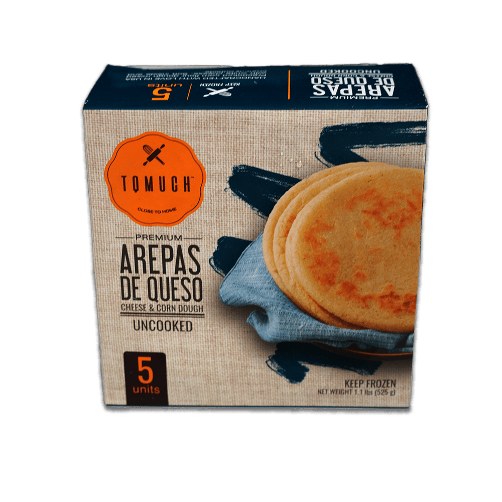 TQMUCH Arepas de Queso (5 Unid/525g) - Budare Bistro